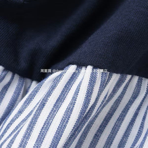 Japanese children's clothing pe#main x Chiikawa ちいかわ patchwork short-sleeved top 90-130cm girls' summer TOPS