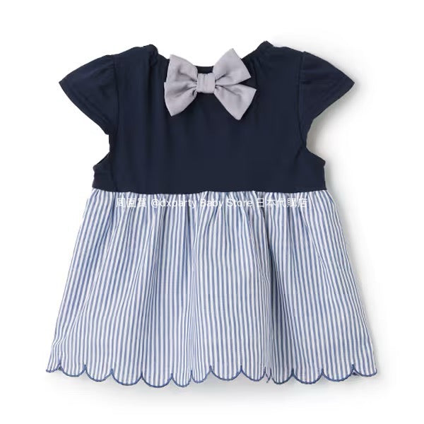 Japanese children's clothing pe#main x Chiikawa ちいかわ patchwork short-sleeved top 90-130cm girls' summer TOPS
