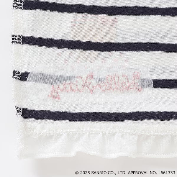 Japanese children's clothing pe#main x Sanrio Sun-burned series printed top 80-130cm girls summer TOPS