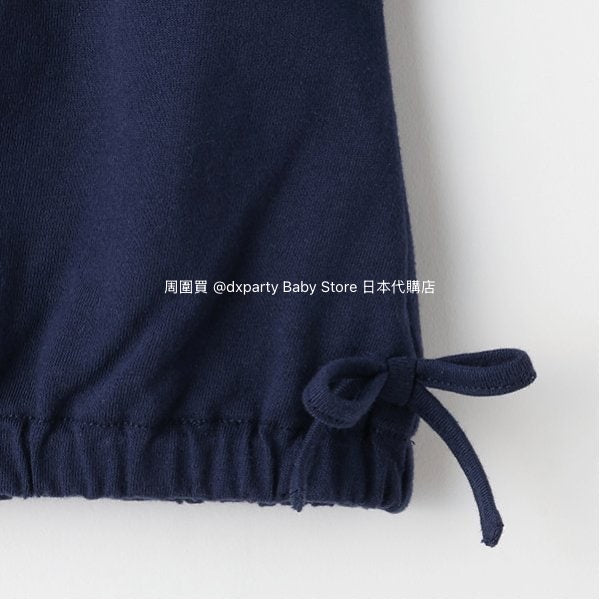 Japanese pe#main x MLB two-piece set (80-130cm) for girls (Summer TOPS SKIRTS)