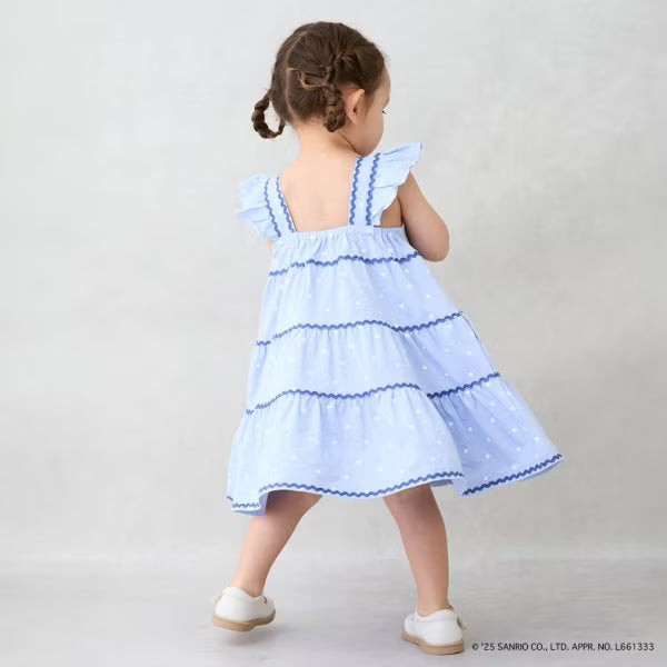 Japanese children's clothing pe#main x Sanrio Japanese-style suspender dress 80-130cm girls' summer dresses