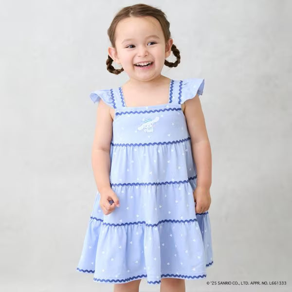Japanese children's clothing pe#main x Sanrio Japanese-style suspender dress 80-130cm girls' summer dresses