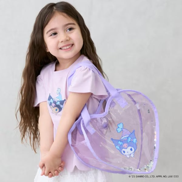 Direct from Japan pe#main x Sanrio Sunburn Series Shiny Heart Shaped Transparent Bag Series Other Brands
