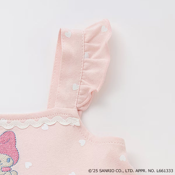 Japanese children's clothing pe#main x Sanrio Japan-style series suspender jumpsuit 70-80cm girls' newborn baby summer jumpsuit