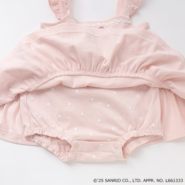 Japanese children's clothing pe#main x Sanrio Japan-style series suspender jumpsuit 70-80cm girls' newborn baby summer jumpsuit