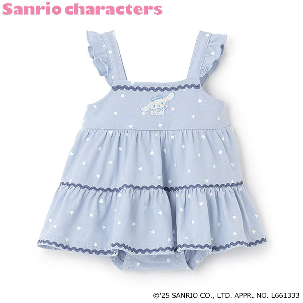 Japanese children's clothing pe#main x Sanrio Japan-style series suspender jumpsuit 70-80cm girls' newborn baby summer jumpsuit