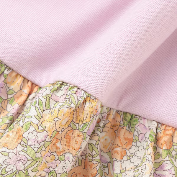 Japanese children's clothing pe#main x Sanrio Japanese-style cute series jumpsuit 70-80cm girls' newborn baby summer jumpsuit