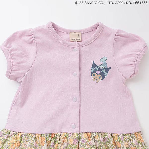 Japanese children's clothing pe#main x Sanrio Japanese-style cute series jumpsuit 70-80cm girls' newborn baby summer jumpsuit