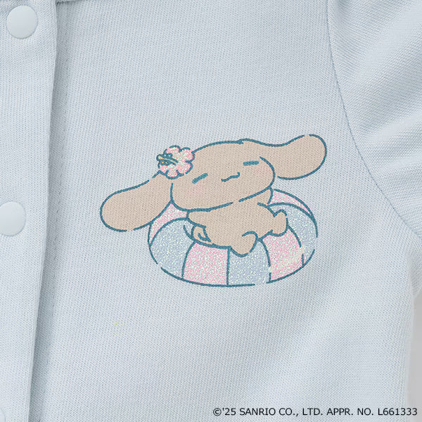 Japanese children's clothing pe#main x Sanrio Japanese-style cute series jumpsuit 70-80cm girls' newborn baby summer jumpsuit