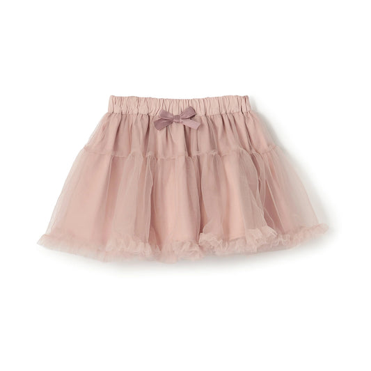 現貨區1-2日寄出--日本童裝 pe#main 網紗半裙 100cm 女童款 夏季 SKIRTS