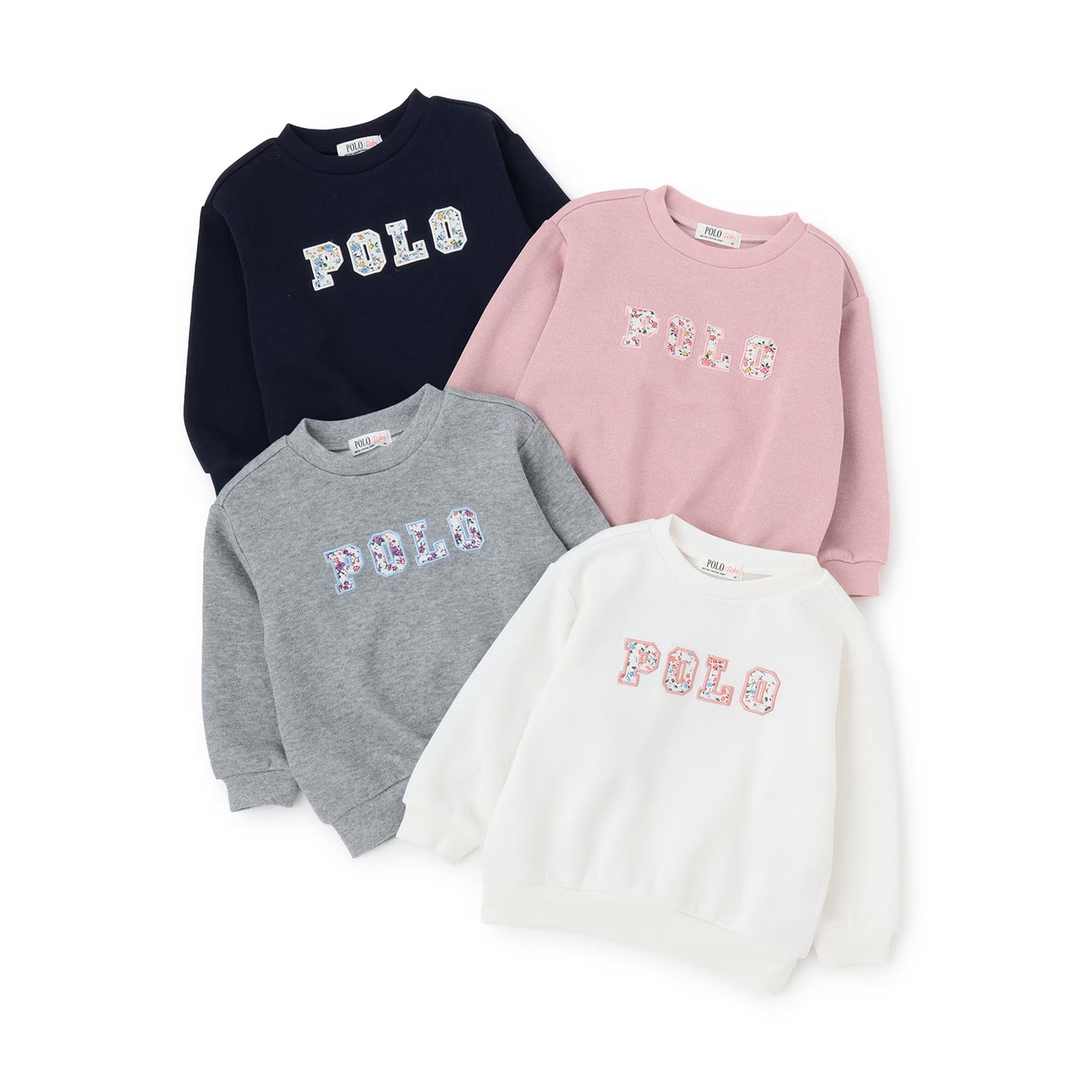 日本童裝 pe#main x POLO 衛衣 80-130cm 女童款 秋季 TOPS