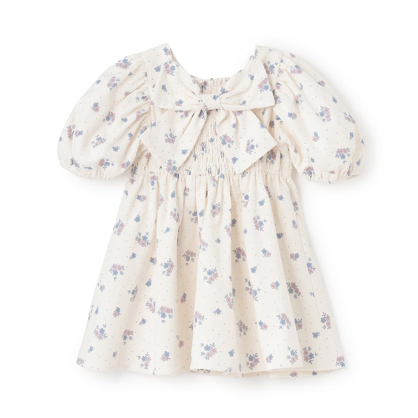 日本童裝 pe#main 泡泡袖連身裙 80-130cm 親子裝 女童款 秋季 DRESSES
