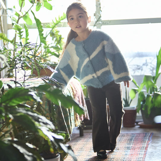 日本童裝 pe#main 毛絨針織外套 80-130cm 女童款 冬季 OUTERWEAR