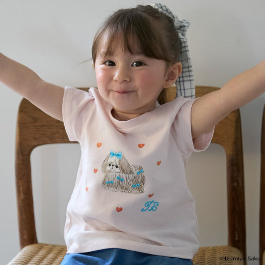 日本童裝 pe#main x【泉屋作】動物印花上衣 80-130cm 女童款 夏季 TOPS