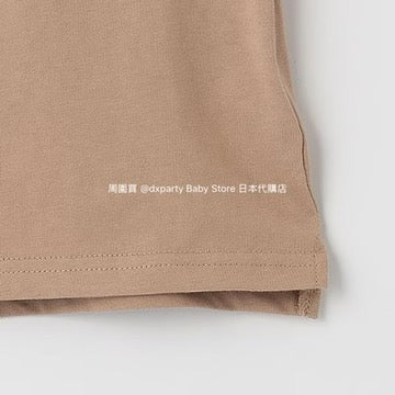 Japanese children's clothing pe#main anti-fouling series dog print top 80-130cm boys' summer TOPS
