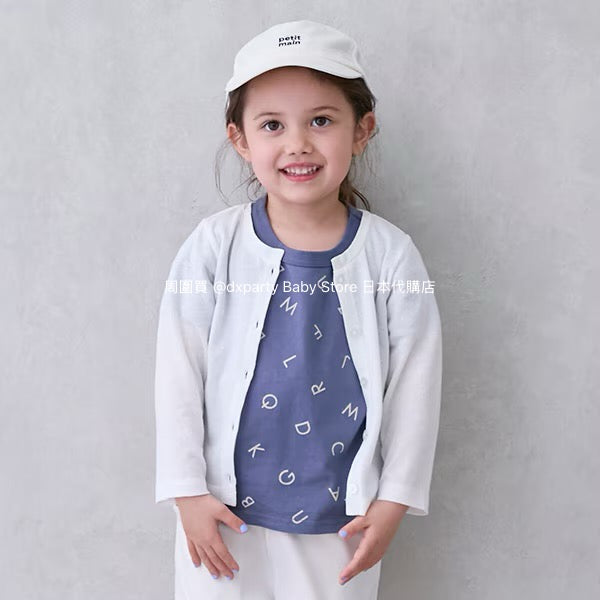 Japanese children's clothing pe#main contact cool print top 80-130cm boys/girls summer TOPS
