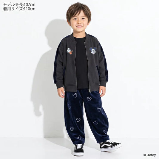 日本童裝 BDL x Disney 絲絨長褲 90-140cm 男童款 秋季 PANTS