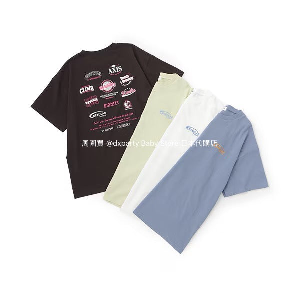 Lovetoxic Japanese children's clothing back print top 140-170cm girls summer TOPS
