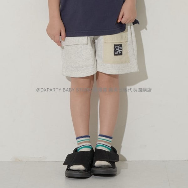 日本童裝 b・R#  大口袋運動短褲 100-140cm 男童款 夏季 PANTS