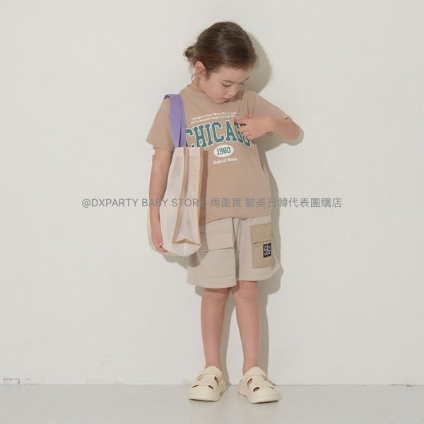 日本童裝 b・R#  【不會變形的柔軟棉花質地】短袖上衣 100-150cm 男童款/女童款 夏季 TOPS