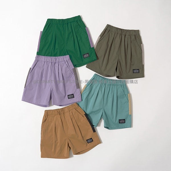 日本童裝 b・R#  雙色大口袋短褲 100-150cm 男童款 夏季 PANTS