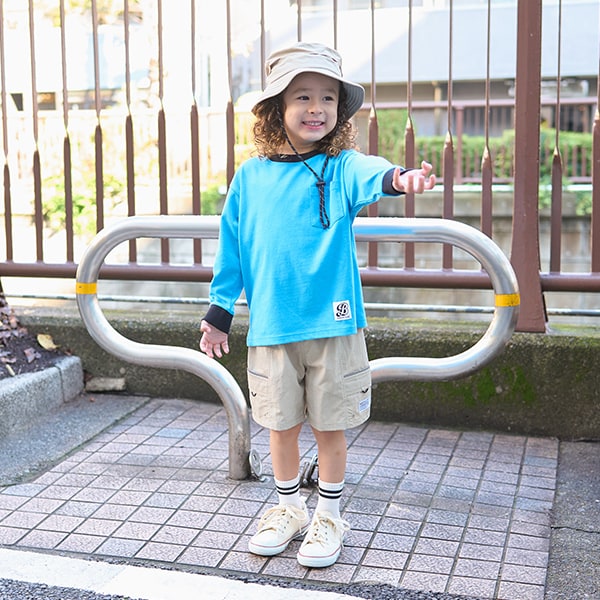 Japanese children's clothing b・R# waterproof shorts 100-140cm boys/girls spring PANTS waterproof series