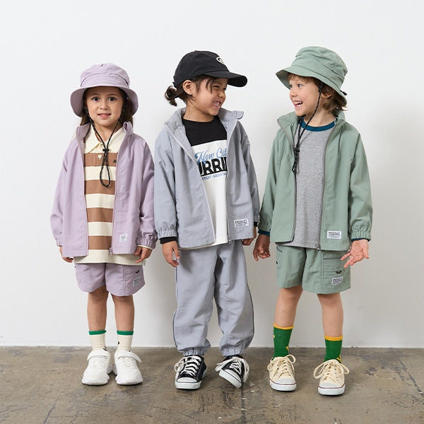 Japanese children's clothing b・R# waterproof shorts 100-140cm boys/girls spring PANTS waterproof series