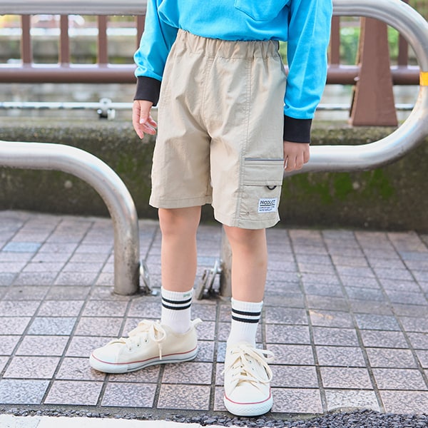 Japanese children's clothing b・R# waterproof shorts 100-140cm boys/girls spring PANTS waterproof series