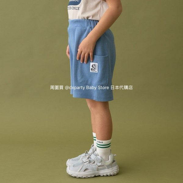 Japanese children's clothing b・R# casual double side pocket shorts 100-140cm boys/girls spring and summer PANTS
