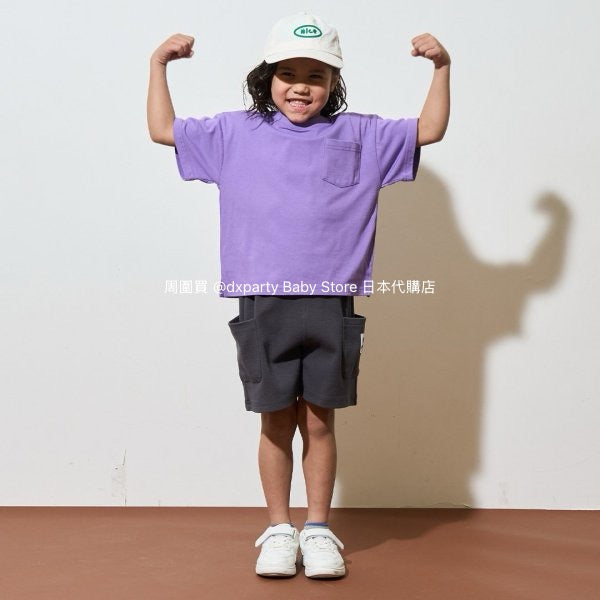 Japanese children's clothing b・R# casual double side pocket shorts 100-140cm boys/girls spring and summer PANTS