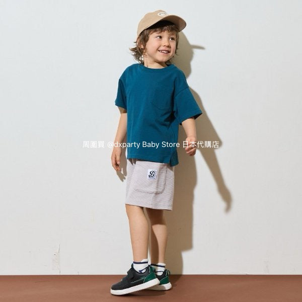 Japanese children's clothing b・R# casual double side pocket shorts 100-140cm boys/girls spring and summer PANTS