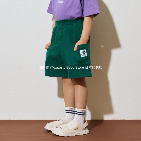 Japanese children's clothing b・R# casual double side pocket shorts 100-140cm boys/girls spring and summer PANTS