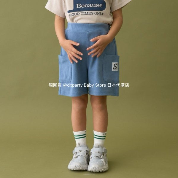 Japanese children's clothing b・R# casual double side pocket shorts 100-140cm boys/girls spring and summer PANTS
