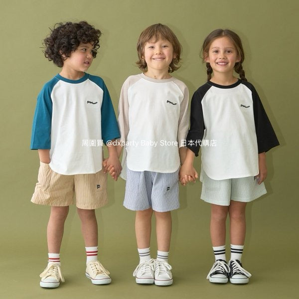 Japanese children's clothing b・R# casual shorts 100-150cm boys/girls spring and summer PANTS