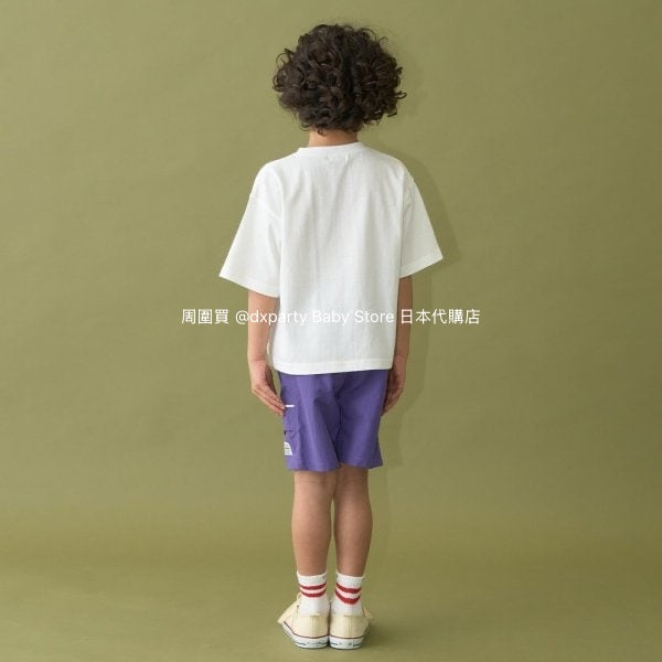 Japanese children's clothing b・R# water-absorbing quick-drying series contact cool print short-sleeved top 100-150cm boys/girls spring and summer TOPS