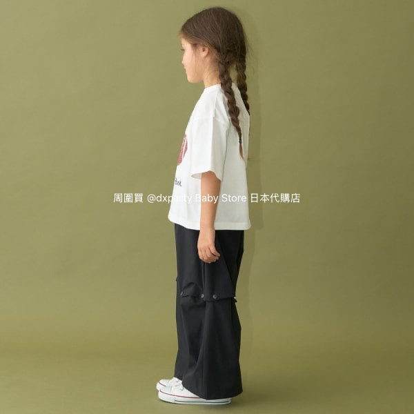 Japanese children's clothing b・R# water-absorbing quick-drying series contact cool print short-sleeved top 100-150cm boys/girls spring and summer TOPS