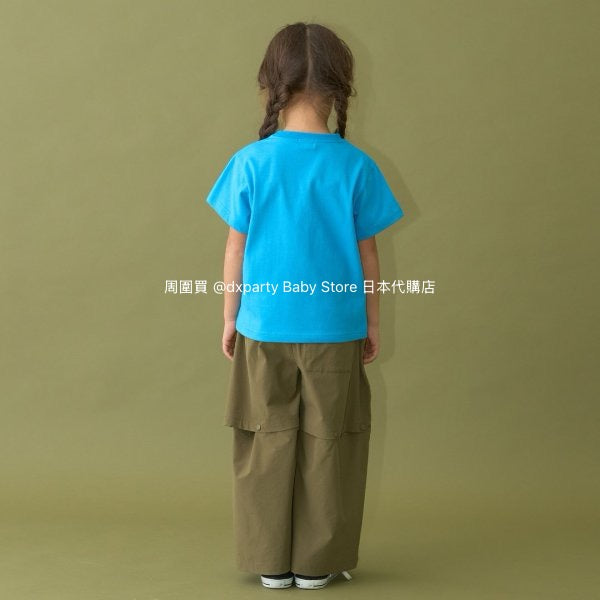 日本童裝 b・R# 吸水速乾系列 接觸冷感 字母印花短袖上衣 100-150cm 男童款/女童款 春夏季 TOPS