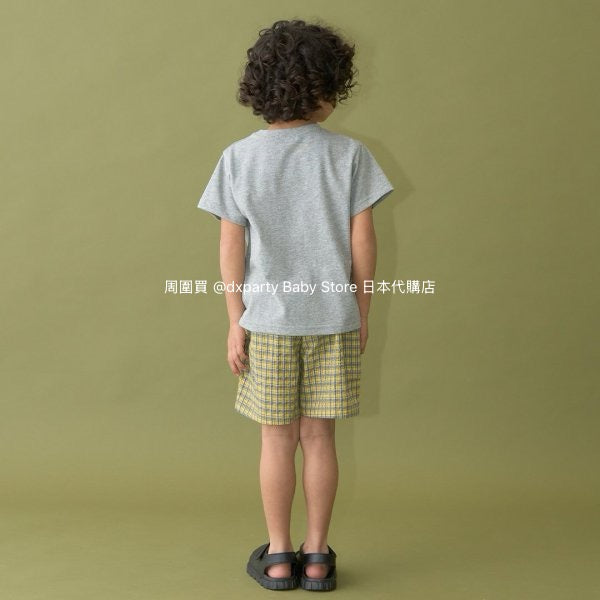 Japanese children's clothing b・R# water-absorbing quick-drying series touch cool letter print short-sleeved top 100-150cm boys/girls spring and summer TOPS