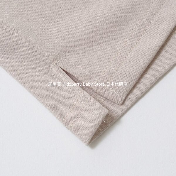 Japanese children's clothing b・R# water-absorbing quick-drying series touch cool solid color pocket short-sleeved top 100-150cm boys/girls spring and summer TOPS