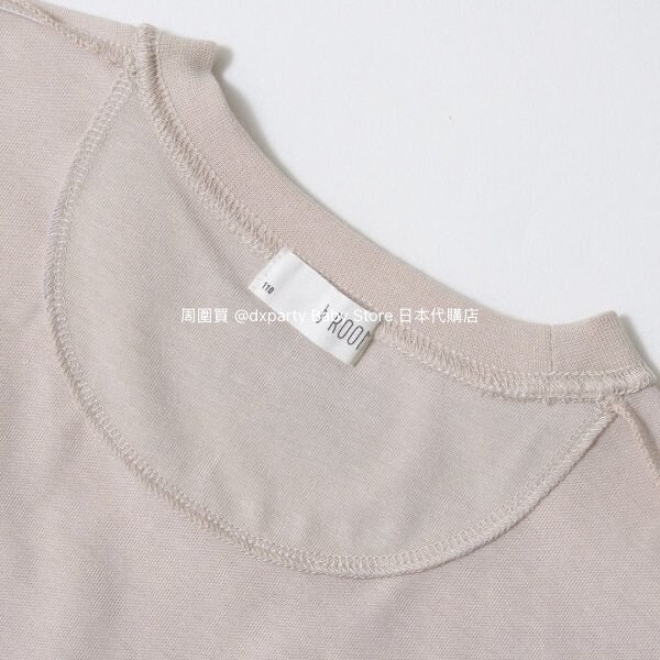Japanese children's clothing b・R# water-absorbing quick-drying series touch cool solid color pocket short-sleeved top 100-150cm boys/girls spring and summer TOPS