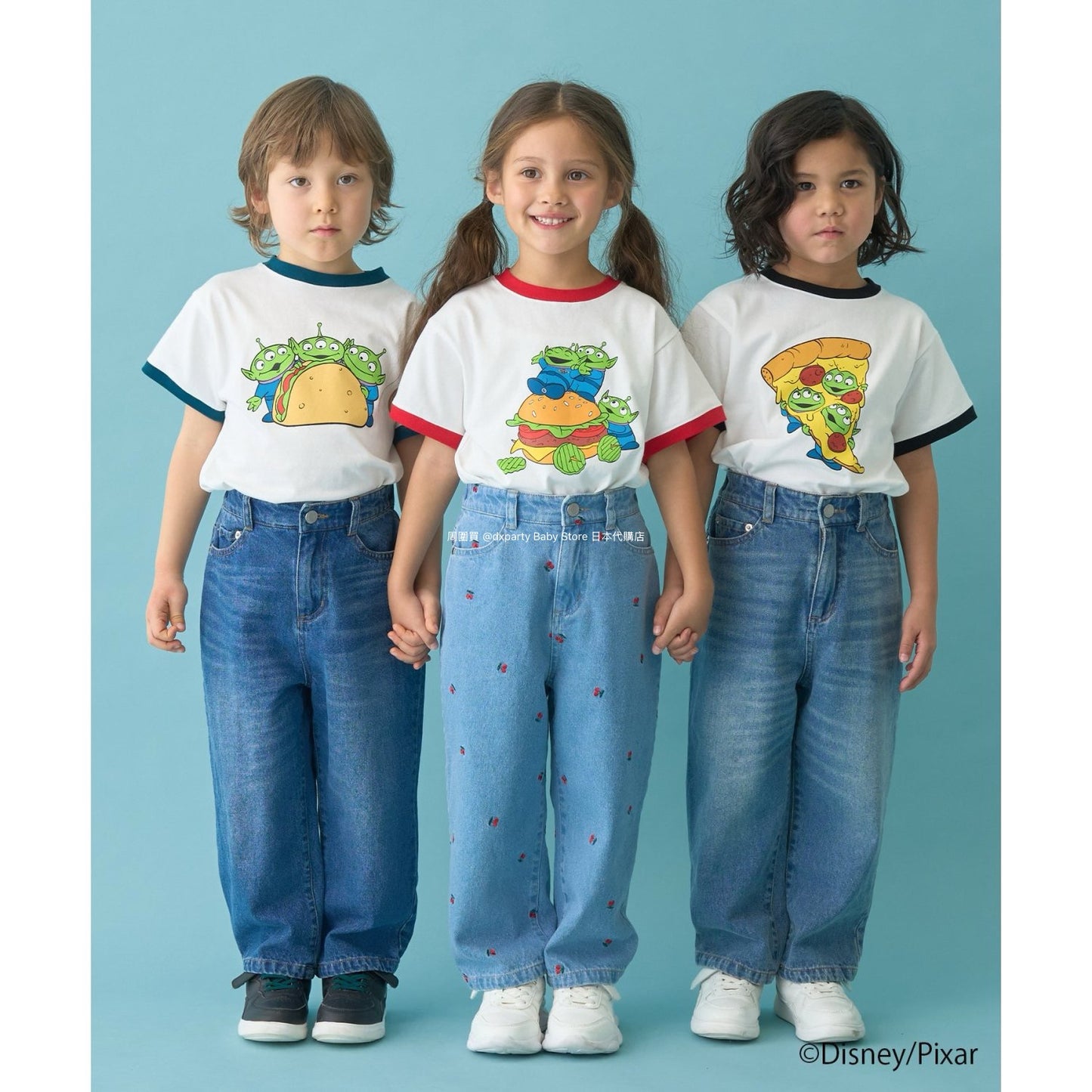 Japanese children's clothing b・R# x Disney quick-drying series cool-to-the-touch short-sleeved tops 100-140cm boys/girls spring/summer TOPS
