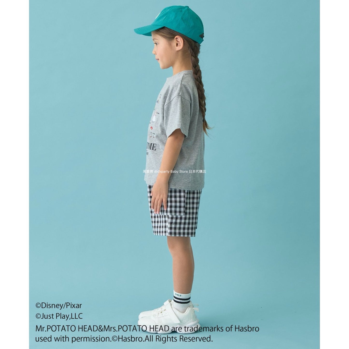 Japanese children's clothing b・R# x Disney quick-drying series cool-to-the-touch short-sleeved tops 100-140cm boys/girls spring/summer TOPS