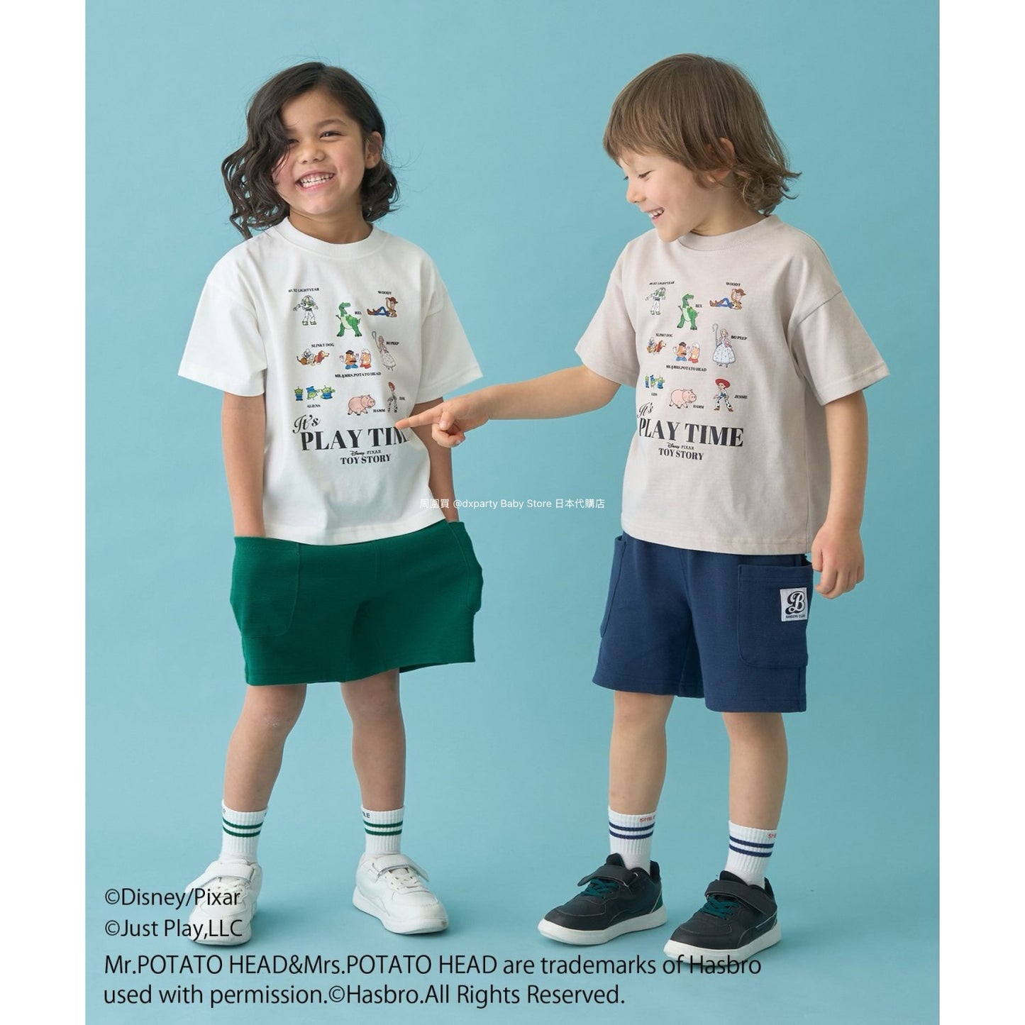 Japanese children's clothing b・R# x Disney quick-drying series cool-to-the-touch short-sleeved tops 100-140cm boys/girls spring/summer TOPS
