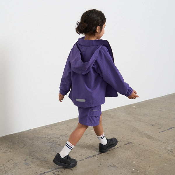 Japanese children's clothing b・R# waterproof windbreaker with storage pocket 100-140cm Boys/Girls Spring OUTERWEAR Waterproof Series