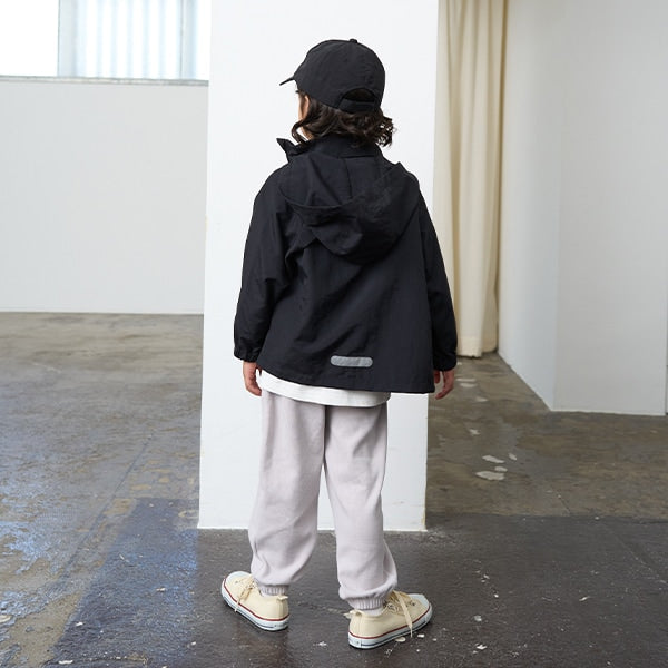 Japanese children's clothing b・R# waterproof windbreaker with storage pocket 100-140cm Boys/Girls Spring OUTERWEAR Waterproof Series