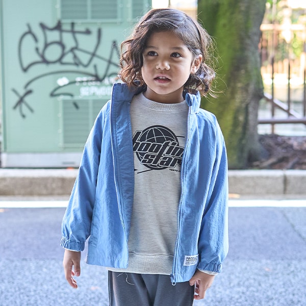 Japanese children's clothing b・R# waterproof windbreaker with storage pocket 100-140cm Boys/Girls Spring OUTERWEAR Waterproof Series