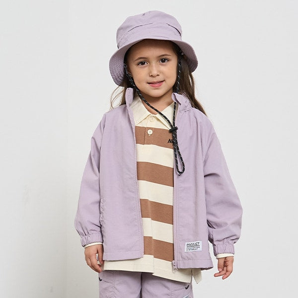 Japanese children's clothing b・R# waterproof windbreaker with storage pocket 100-140cm Boys/Girls Spring OUTERWEAR Waterproof Series
