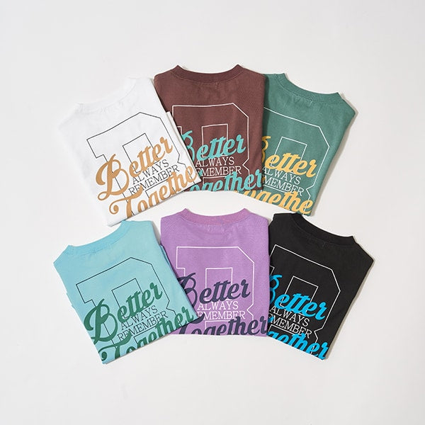 Japanese children's clothing b・R# contact cool water absorption quick dry series letter print top 100-150cm boys/girls summer TOPS