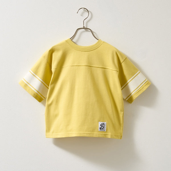 Japanese children's clothing b・R# 2Way front and back contact cool water absorption quick-drying series baseball style top 100-150cm boys/girls summer TOPS