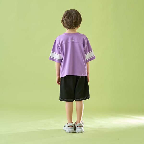 Japanese children's clothing b・R# 2Way front and back contact cool water absorption quick-drying series baseball style top 100-150cm boys/girls summer TOPS